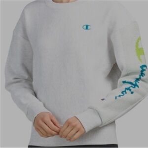 Champion heavyweight reverse weave Gray athletic sweatshirt size small petite